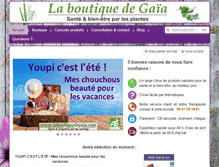 Tablet Screenshot of laboutiquedegaia.com